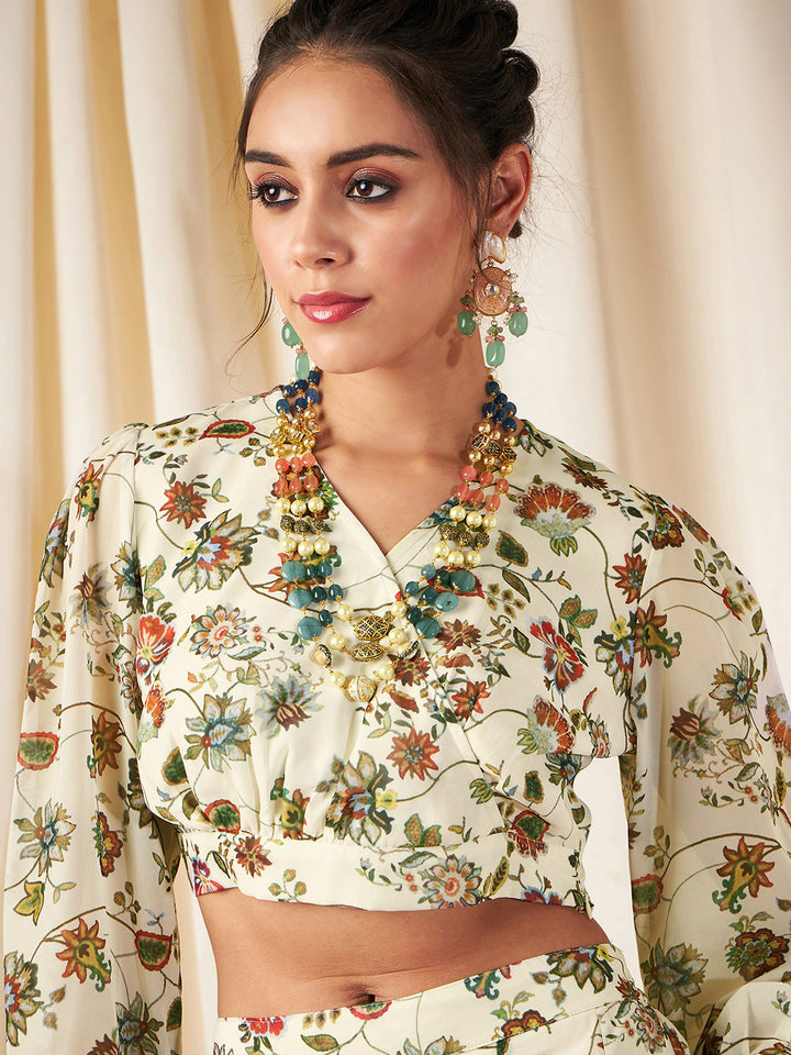 Shae by SASSAFRAS Printed Ready to Wear Lehenga & Choli