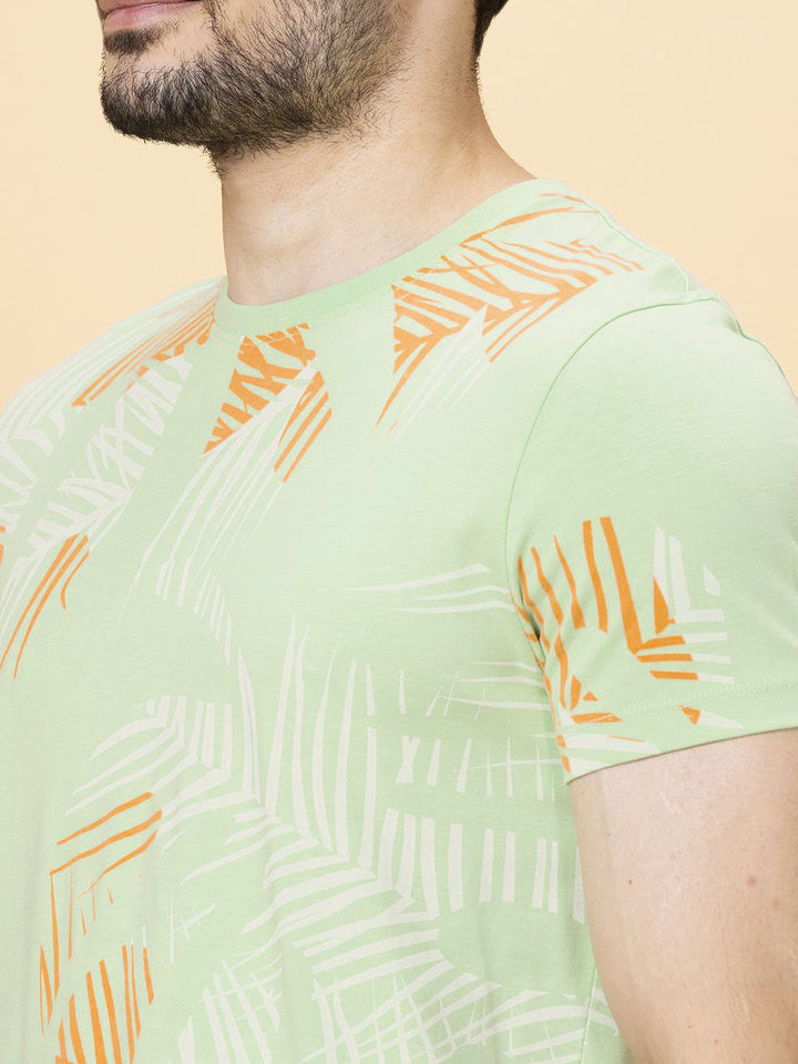 Being Human Men Round Neck Pure Cotton Printed T-shirt
