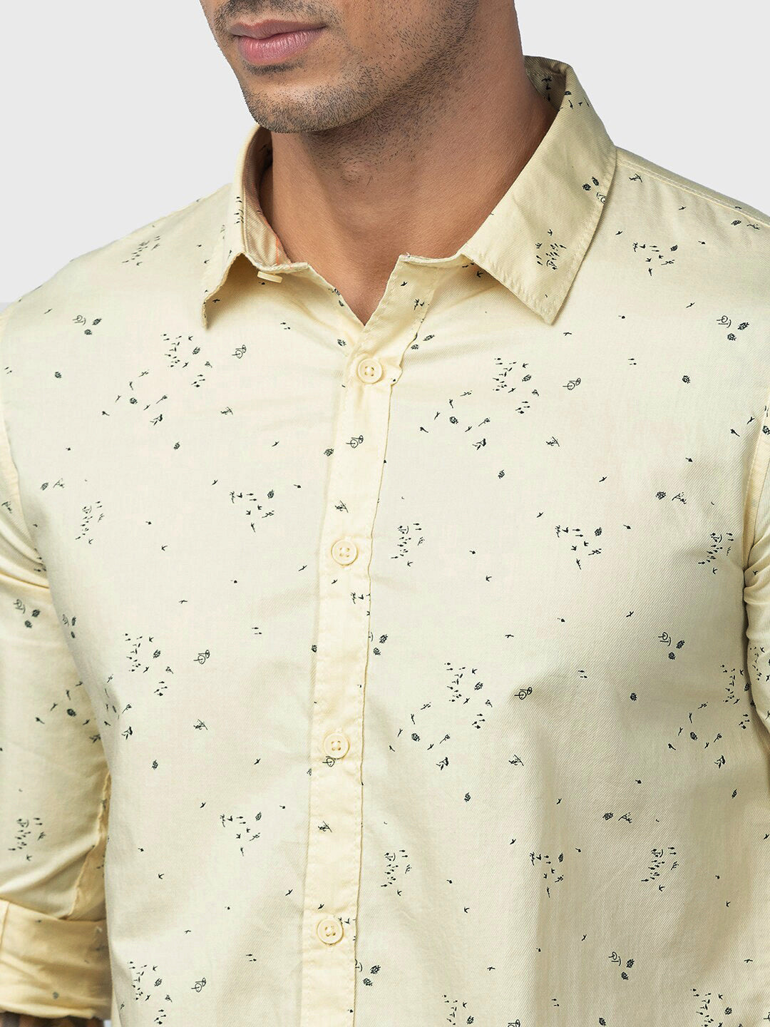 SPYKAR Men Slim Fit Printed Casual Cotton Shirt
