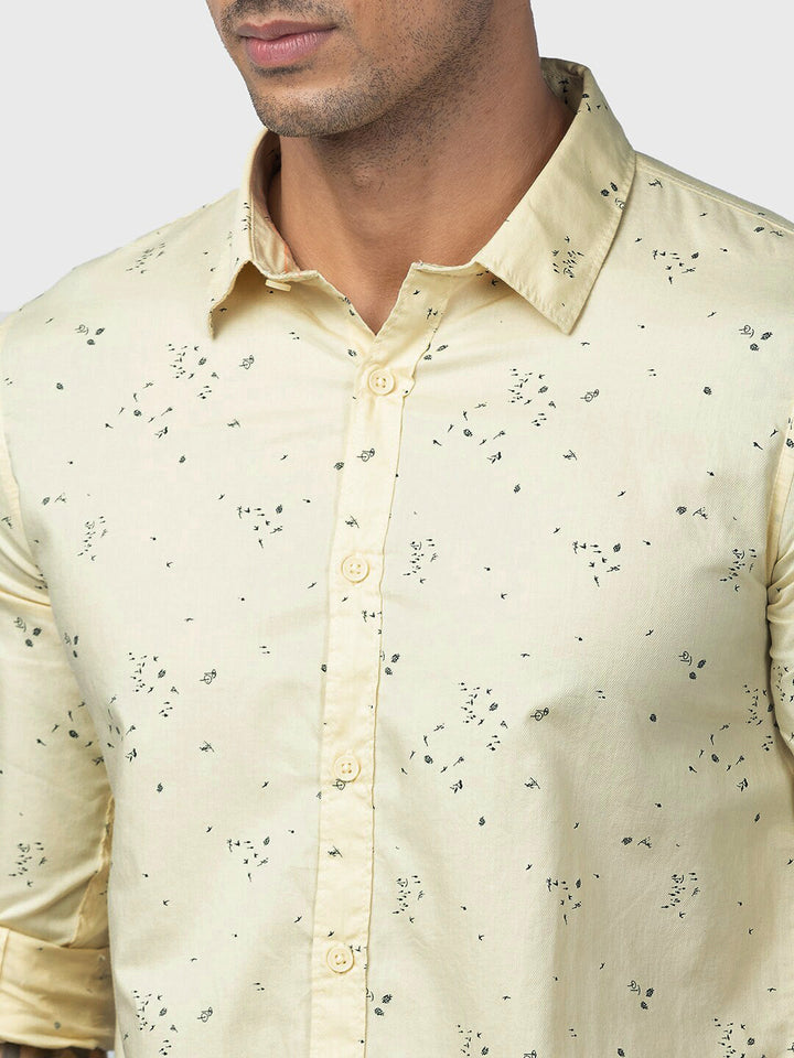 SPYKAR Men Slim Fit Printed Casual Cotton Shirt