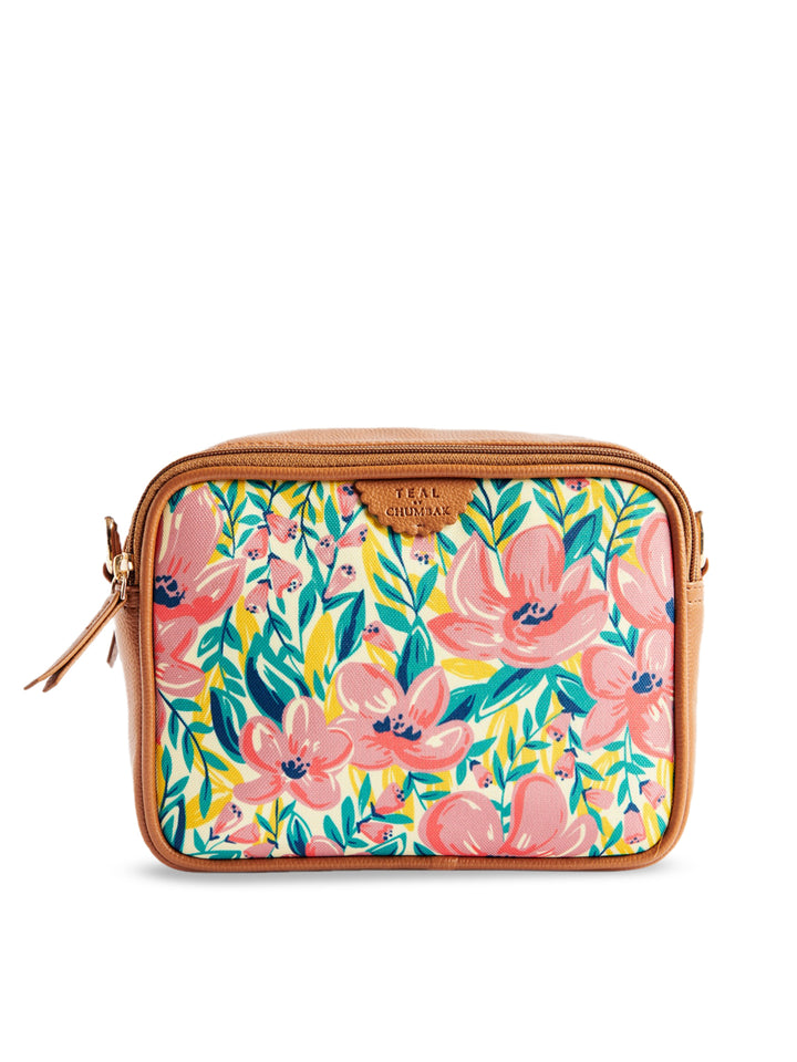 TEAL BY CHUMBAK Women Printed Structured Sling Bag