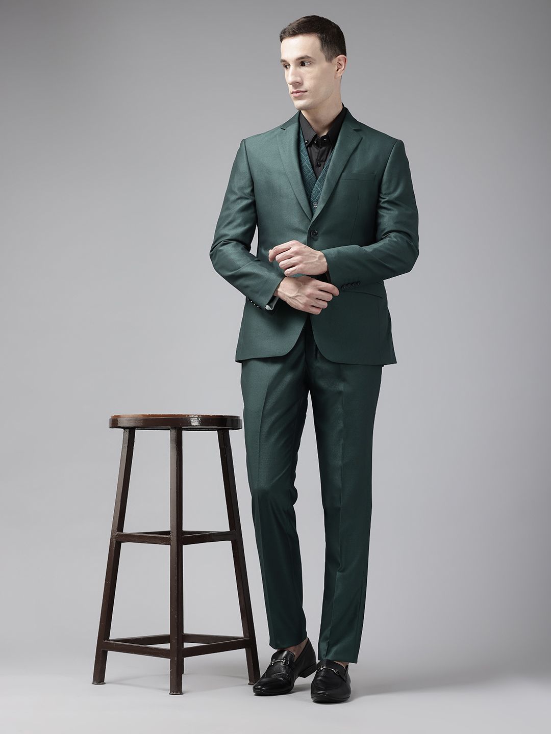 Park Avenue Slim Fit 3 Piece Formal Suit
