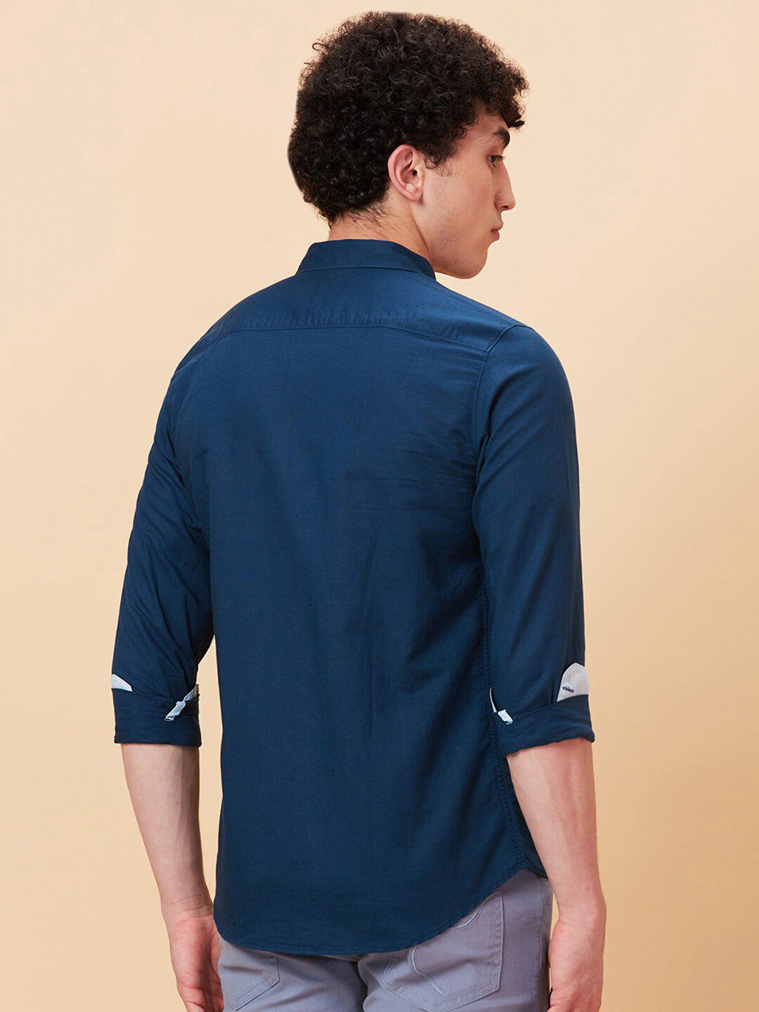 Being Human Spread Collar Slim Fit Casual Shirt