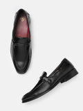 House of Pataudi Men Handcrafted Leather Formal Loafers