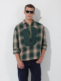 The Indian Garage Co Men Relaxed Fit Checkered Shirt