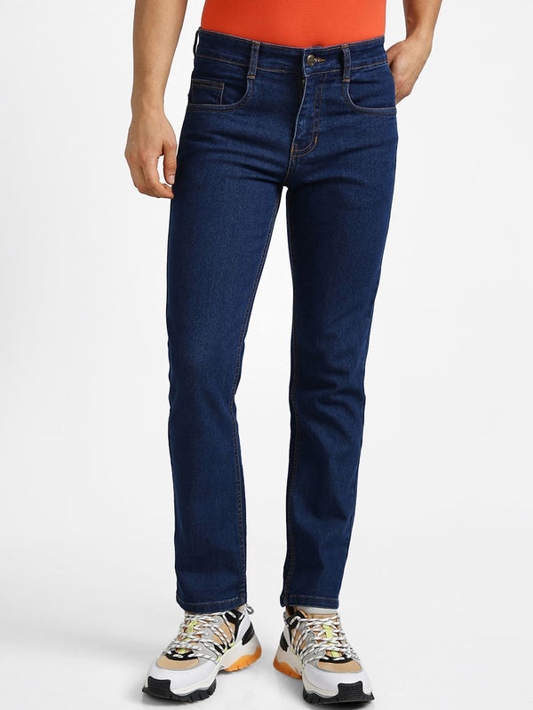 Urbano Fashion Men Mid-Rise Regangan Seluar Jeans