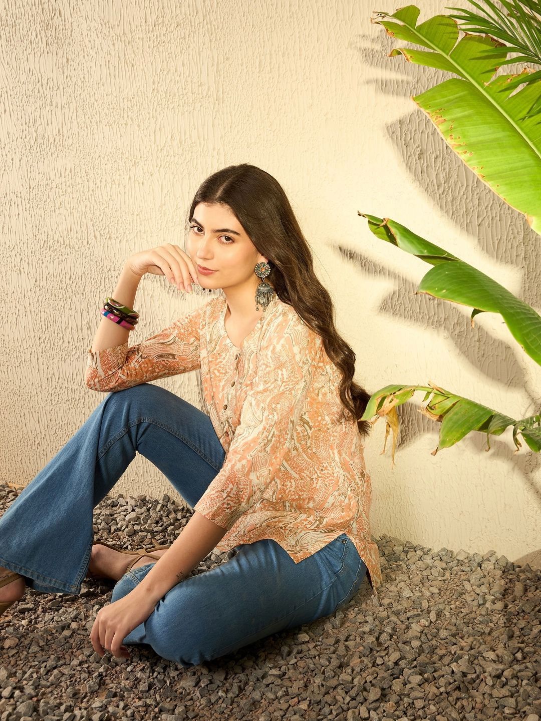 KALINI Print Top