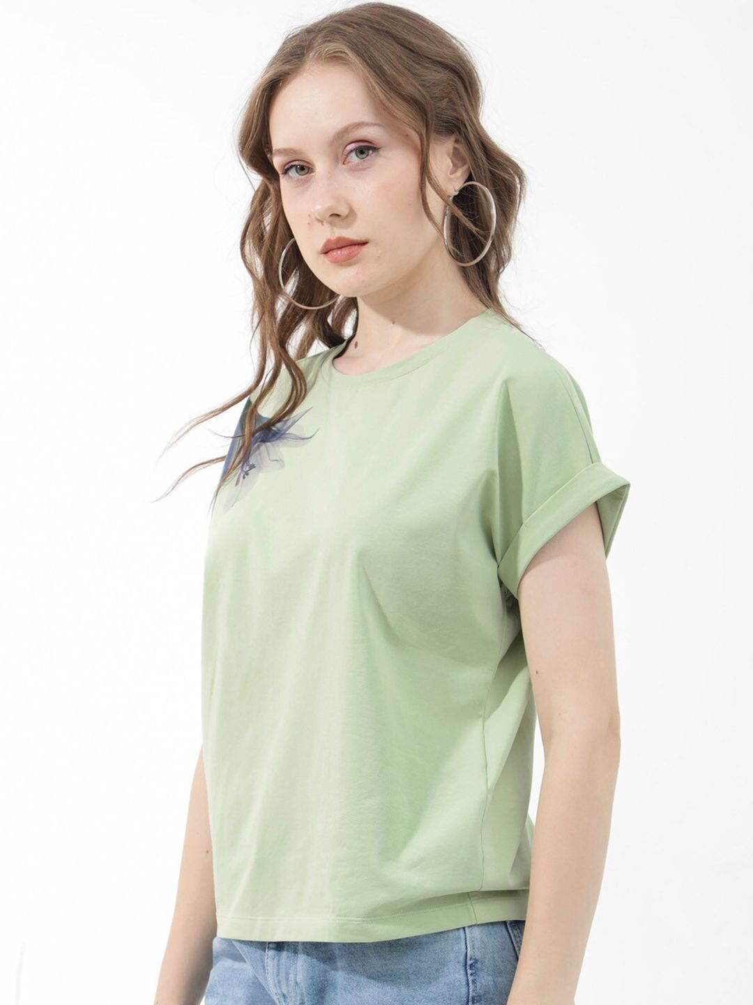 RAREISM Women V-Neck T-shirt