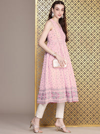 House of Pataudi Jashn Floral Printed A-Line Kurta