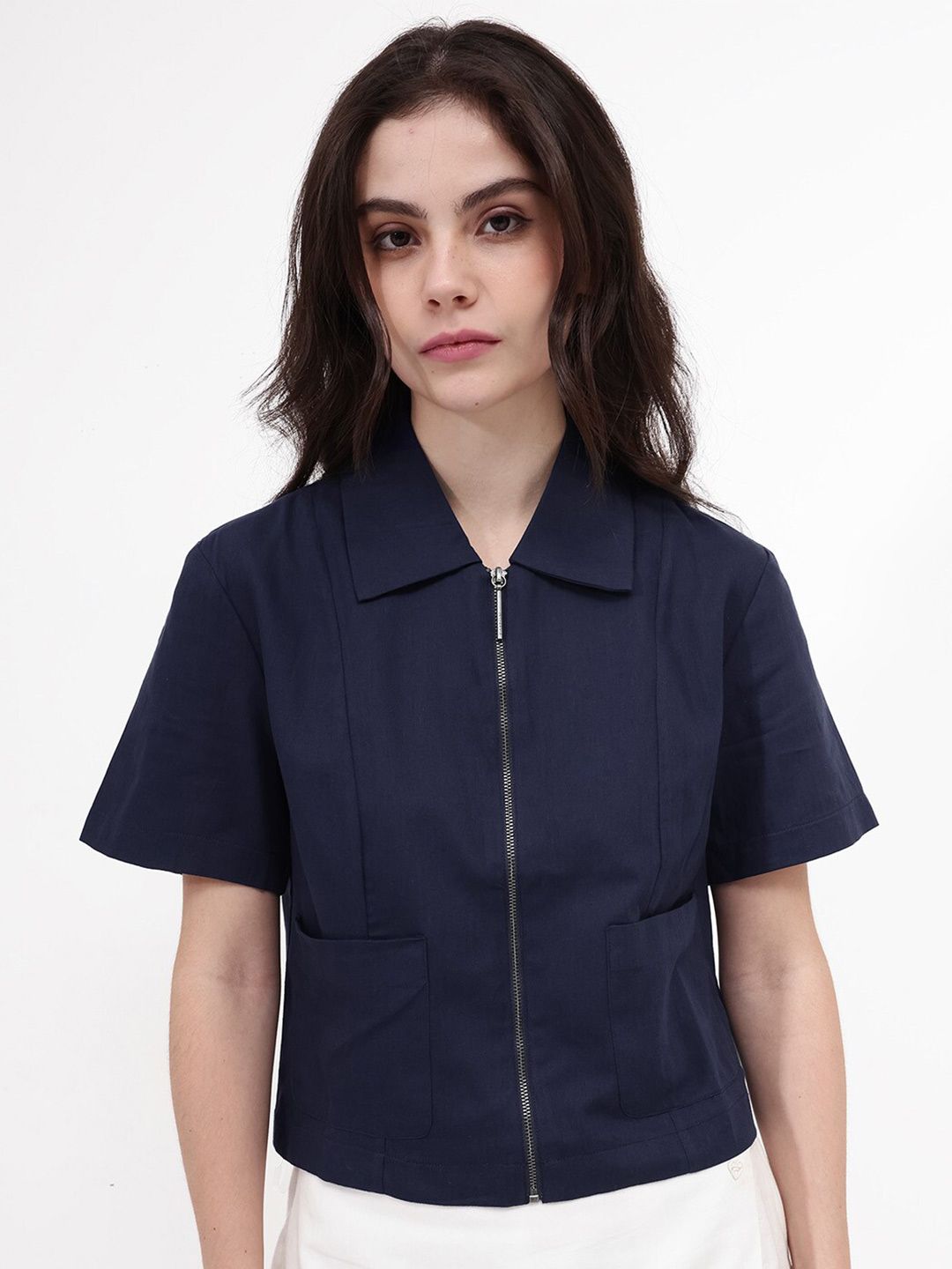 RAREISM Cotton Shirt Style Top