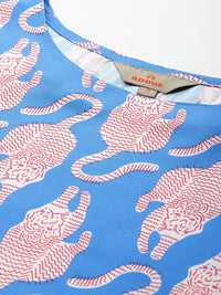 Anouk Animal Graphic Printed Straight Kurta