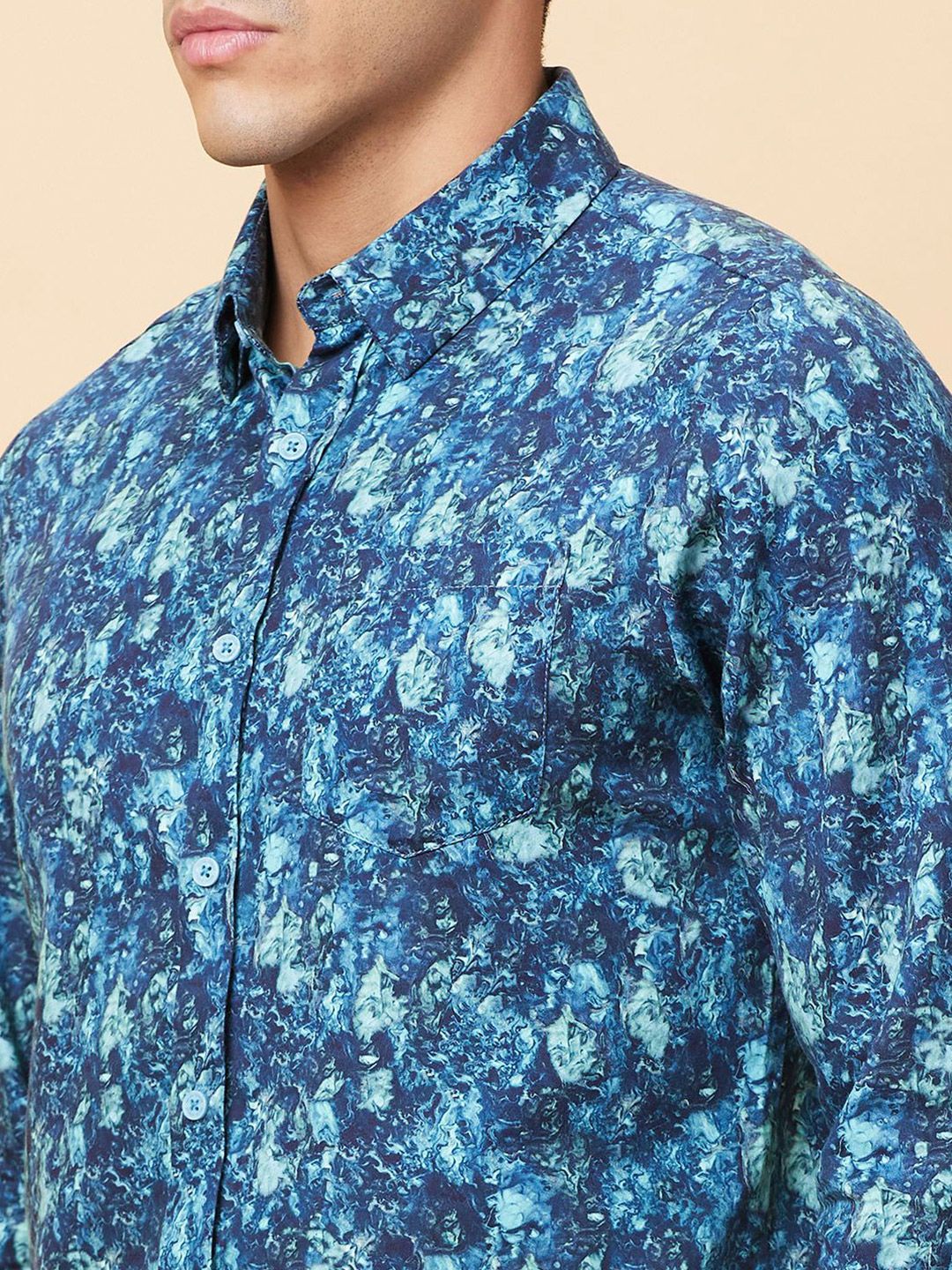 Being Human Men Slim Fit Floral Opaque Printed Casual Shirt