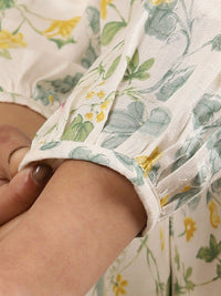 W Floral Printed Top