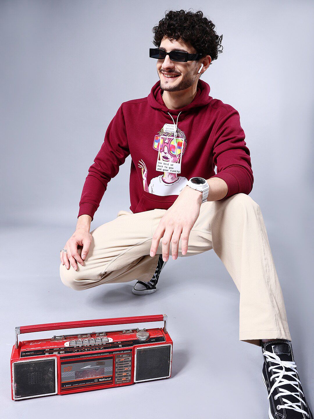 The Indian Garage Co Graphic Hooded Pullover