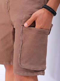 The Indian Garage Co Men Relaxed Fit Cargo Shorts