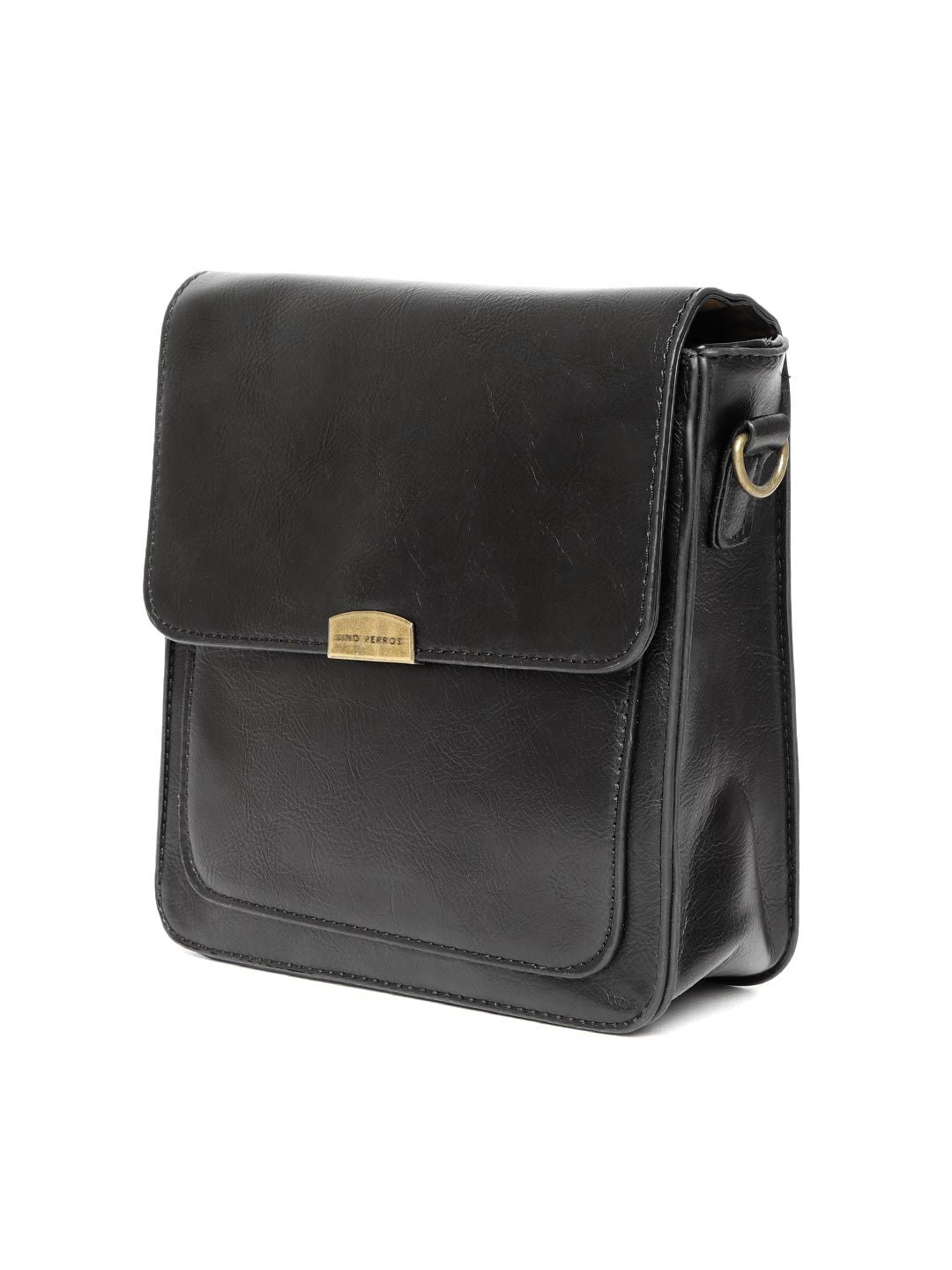 Lisa Haydon for Lino Perros Black Solid Sling Bag