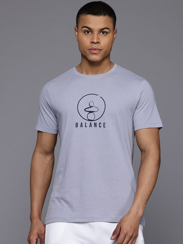 Hrx oleh Hrithik Roshan Typography dicetak T-shirt Kapas Tulen