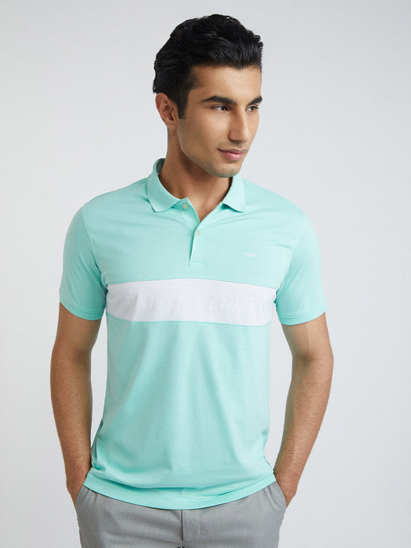 T-shirt Polo Collar Slim Park Avenue berjalur Park Avenue