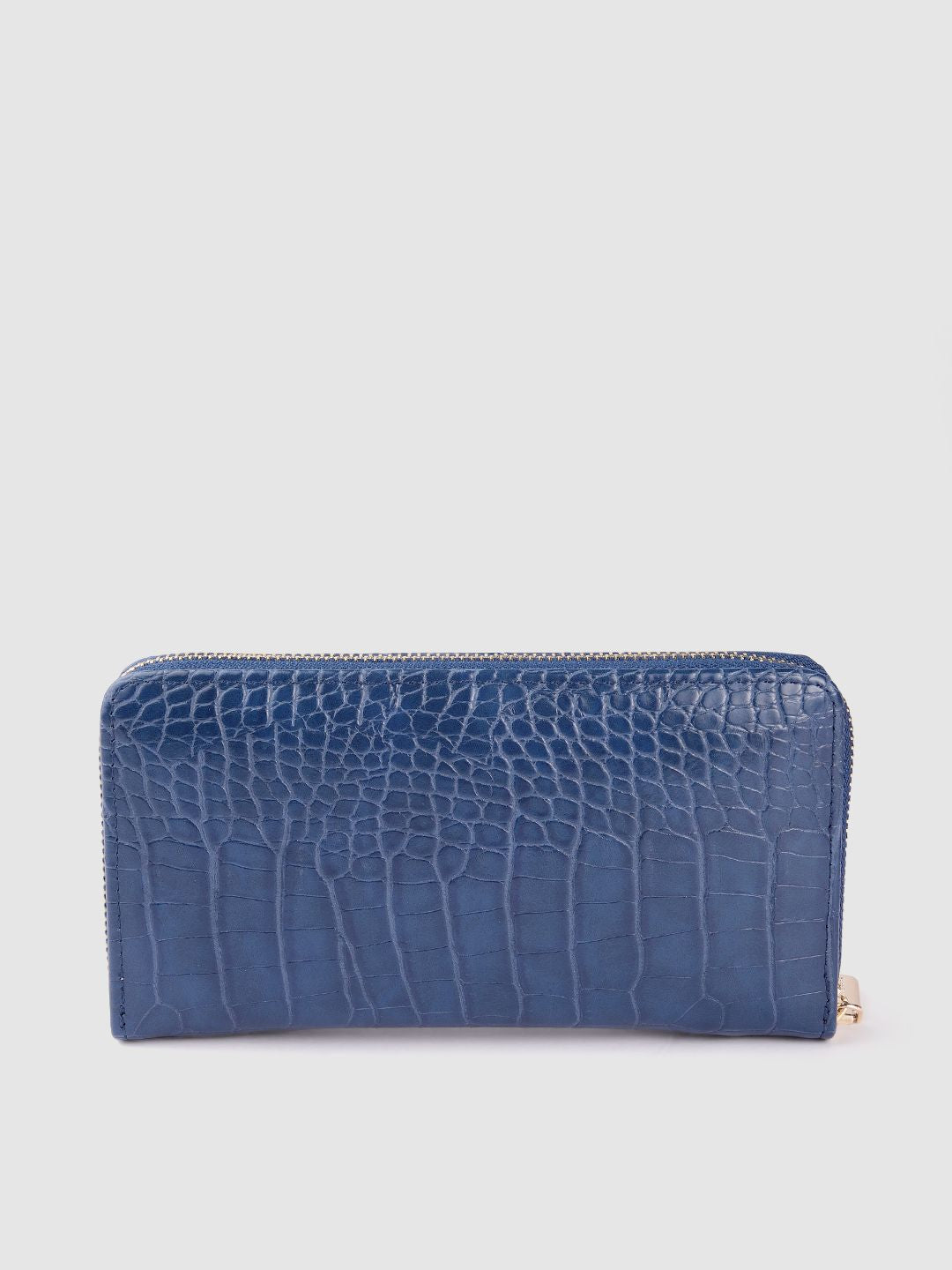 Lino Perros Women Croc Textured Zip Around Wallet