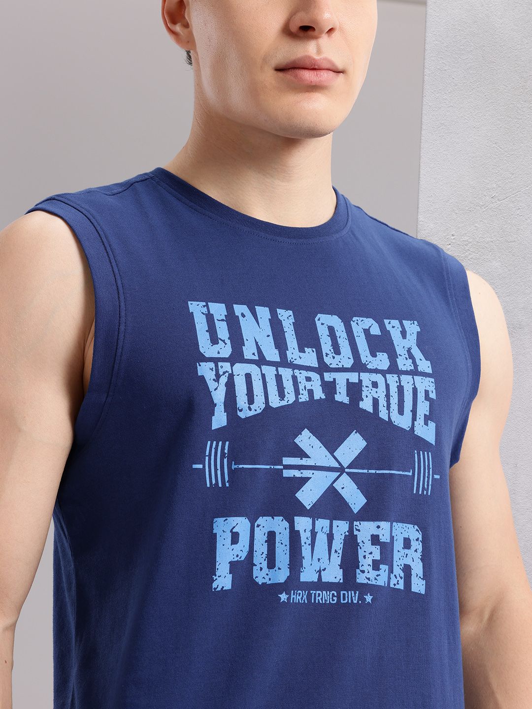 HRX by Hrithik Roshan Typography Printed Regular Fit Training T-shirt