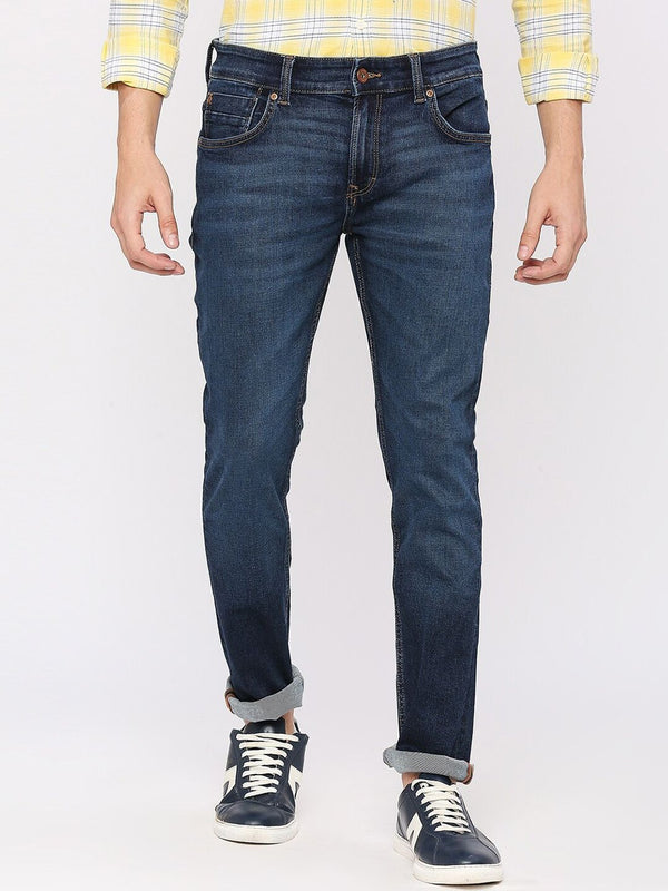 SPYKAR Men Mid-Rise Light Fade Dark Shade Non Stretchable Jeans