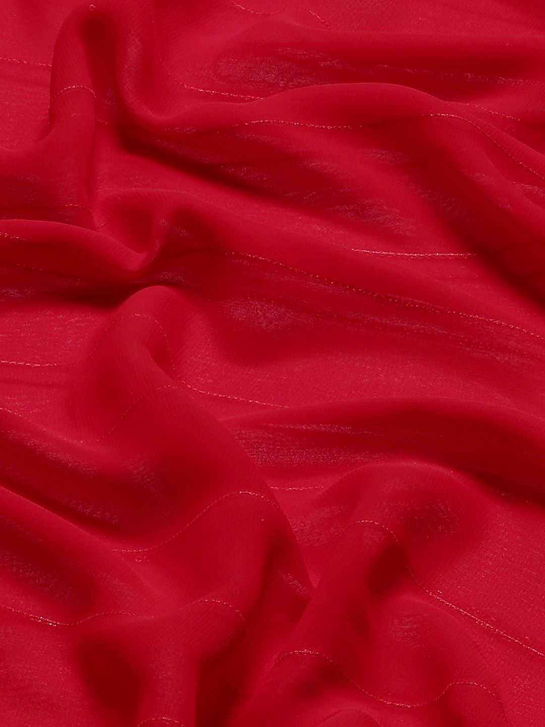 Tikhi Imli Red Striped Saree