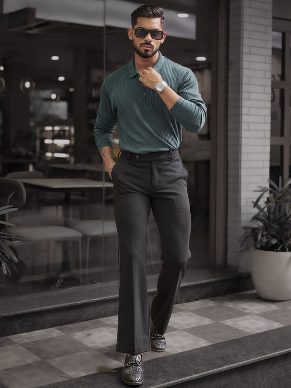 Kemeja-T Kapas Kolar Polo Solid Powerlook Lelaki