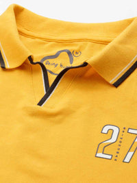 Being Human Polo Collar Pure Cotton T-shirt