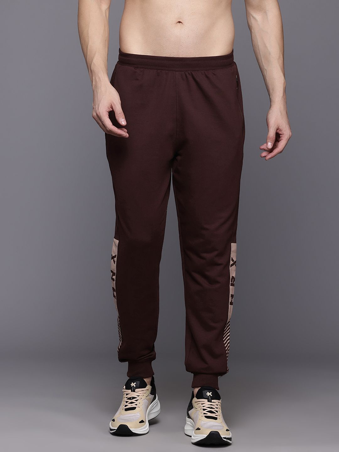 HRX by Hrithik Roshan Men Side Printed Training Joggers