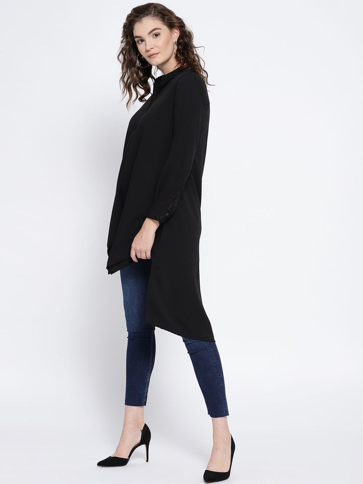 Berrylush Black High-Low Top