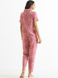 SANSKRUTIHOMES Printed Pure Cotton Night Suit