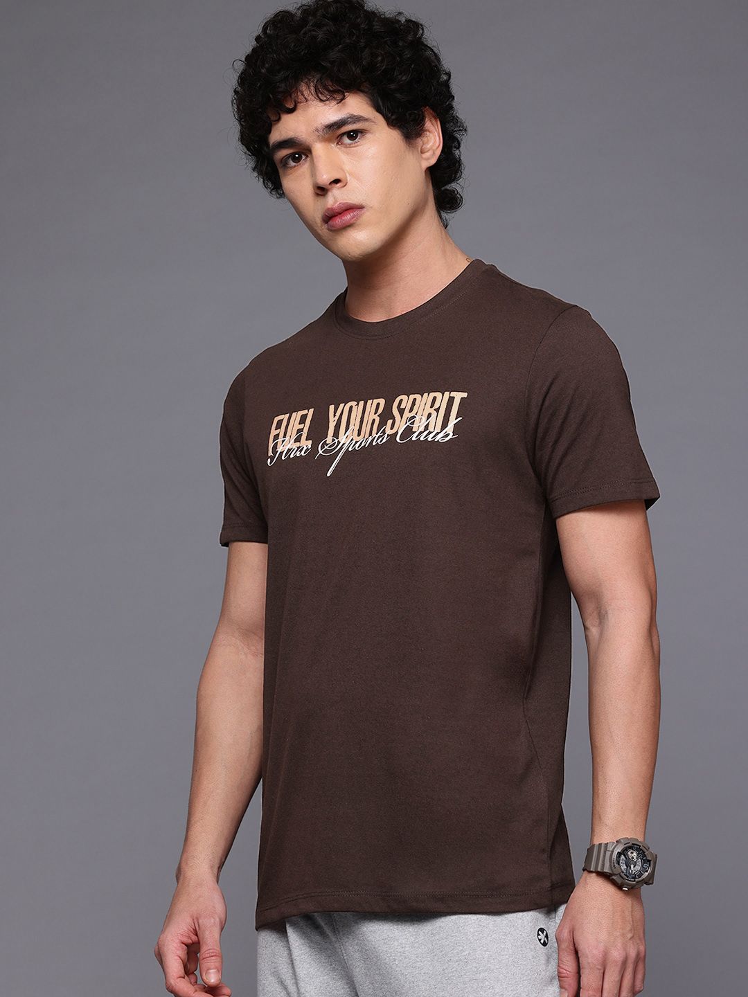 HRX by Hrithik Roshan Men Typography Printed Lifestyle T-shirt