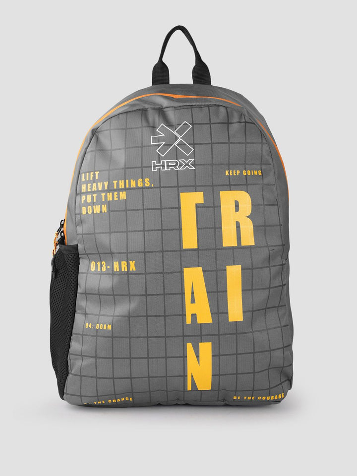 HRX by Hrithik Roshan Unisex Typography Printed Backpack - 15 inch
