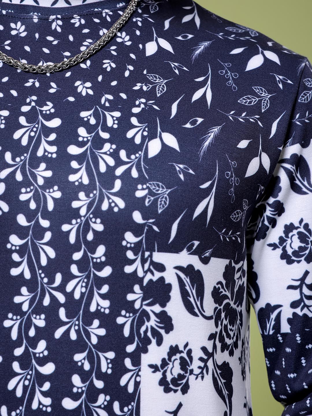 The Indian Garage Co Printed Hooded Sweatshirt With Shorts Co-Ords