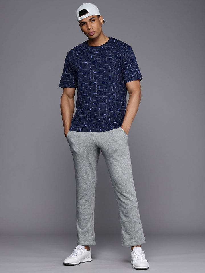 HRX by Hrithik Roshan Printed Drop-Shoulder Sleeves Pure Cotton Relaxed Fit T-shirt