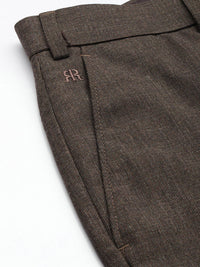 Raymond Men Textured Slim Fit Formal Trousers