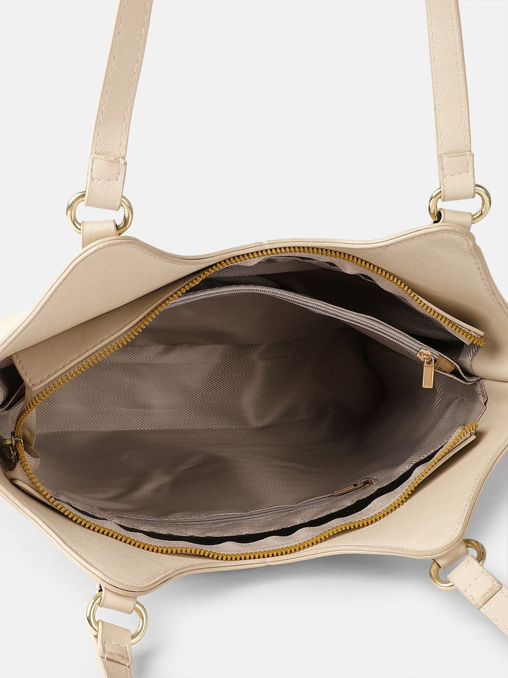 all about you Structured Shoulder Bag with Bow Detail