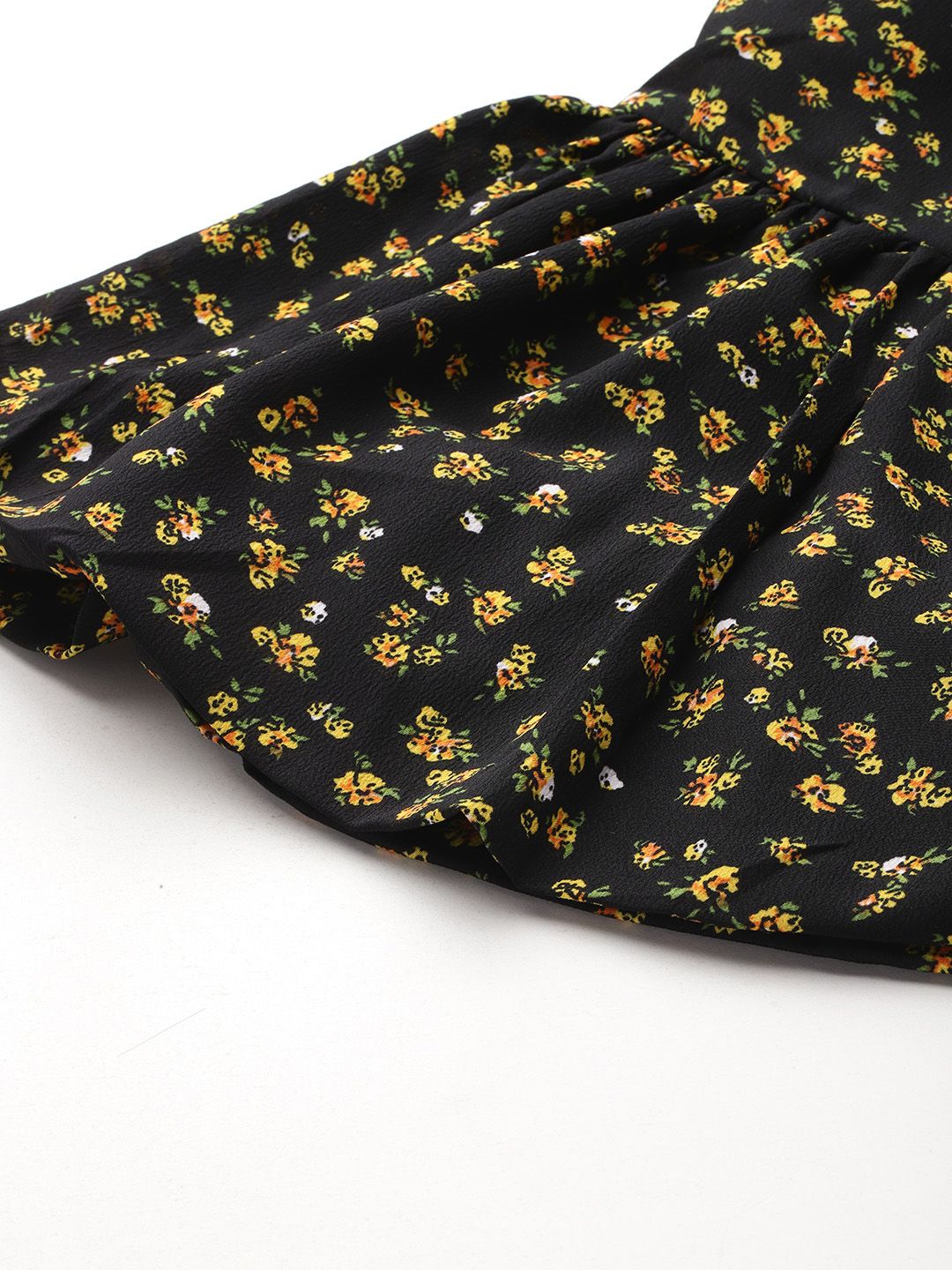 DressBerry Opaque Printed Bell Sleeves Casual Shirt
