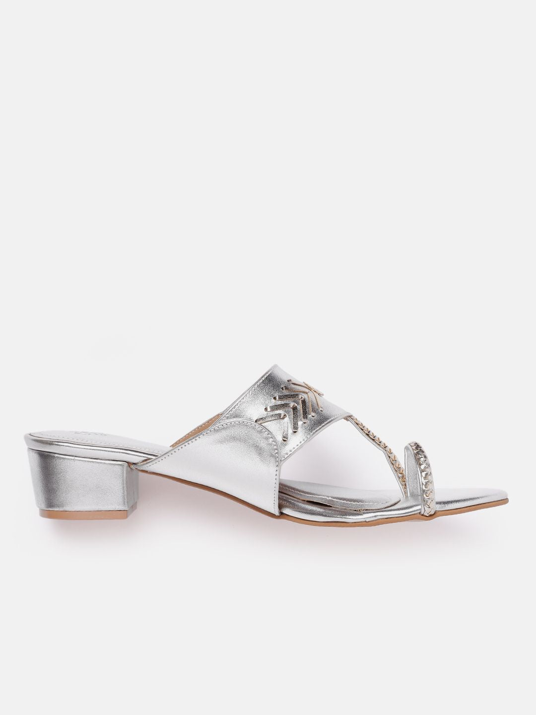House of Pataudi Open Toe Block Heels