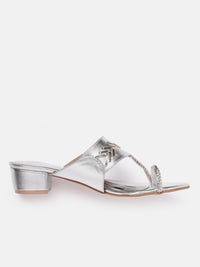 House of Pataudi Open Toe Block Heels