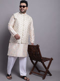 SOJANYA PLUS Embroidered Regular Kurta with Pyjamas