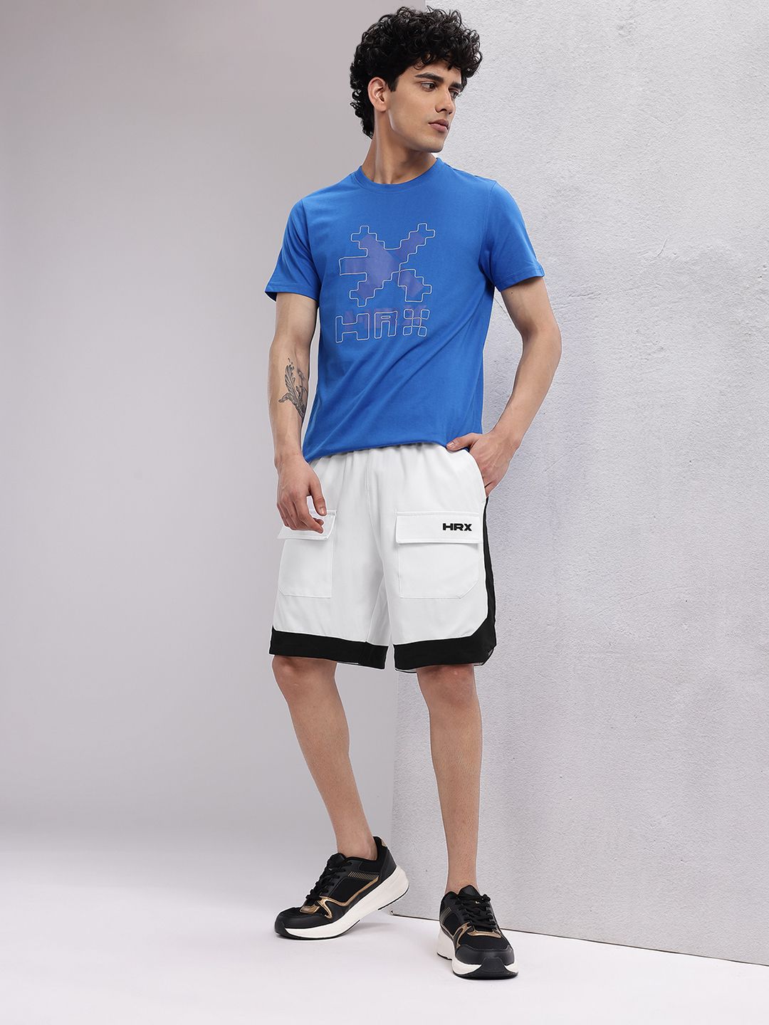 HRX by Hrithik Roshan Men Rapid-Dry Cargo Shorts