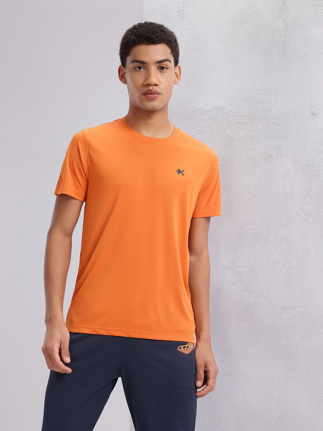 HRX by Hrithik Roshan Men Printed Rapid-Dry Training T-shirt
