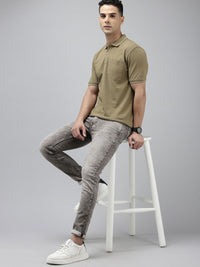 SPYKAR Men Super Skinny Fit Low-Rise Heavy Fade Stretchable Jeans