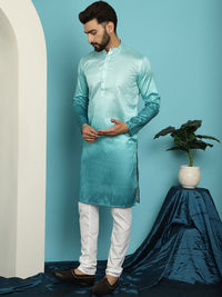 SOJANYA Kurta Berlabuci Biasa Berjalur Dengan Piyama