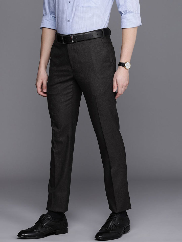 Raymond Men Mid-Rise Slim Fit Trousers