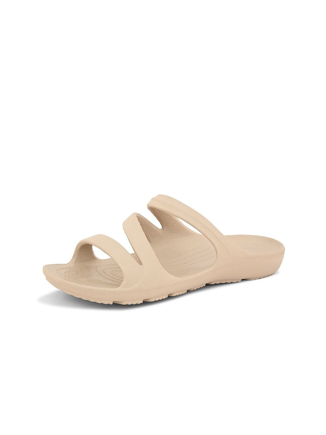 HRX by Hrithik Roshan Women Beige Textured Sliders