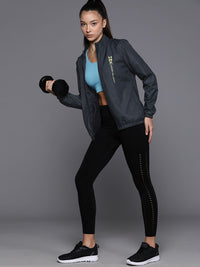 HRX by Hrithik Roshan Women Rapid-Dry Reflective Detail Training Jacket