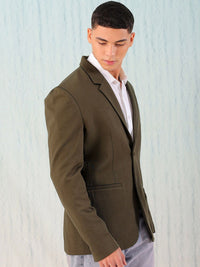 The Indian Garage Co. X Luxe Comfort Fit Single-Breasted Blazer