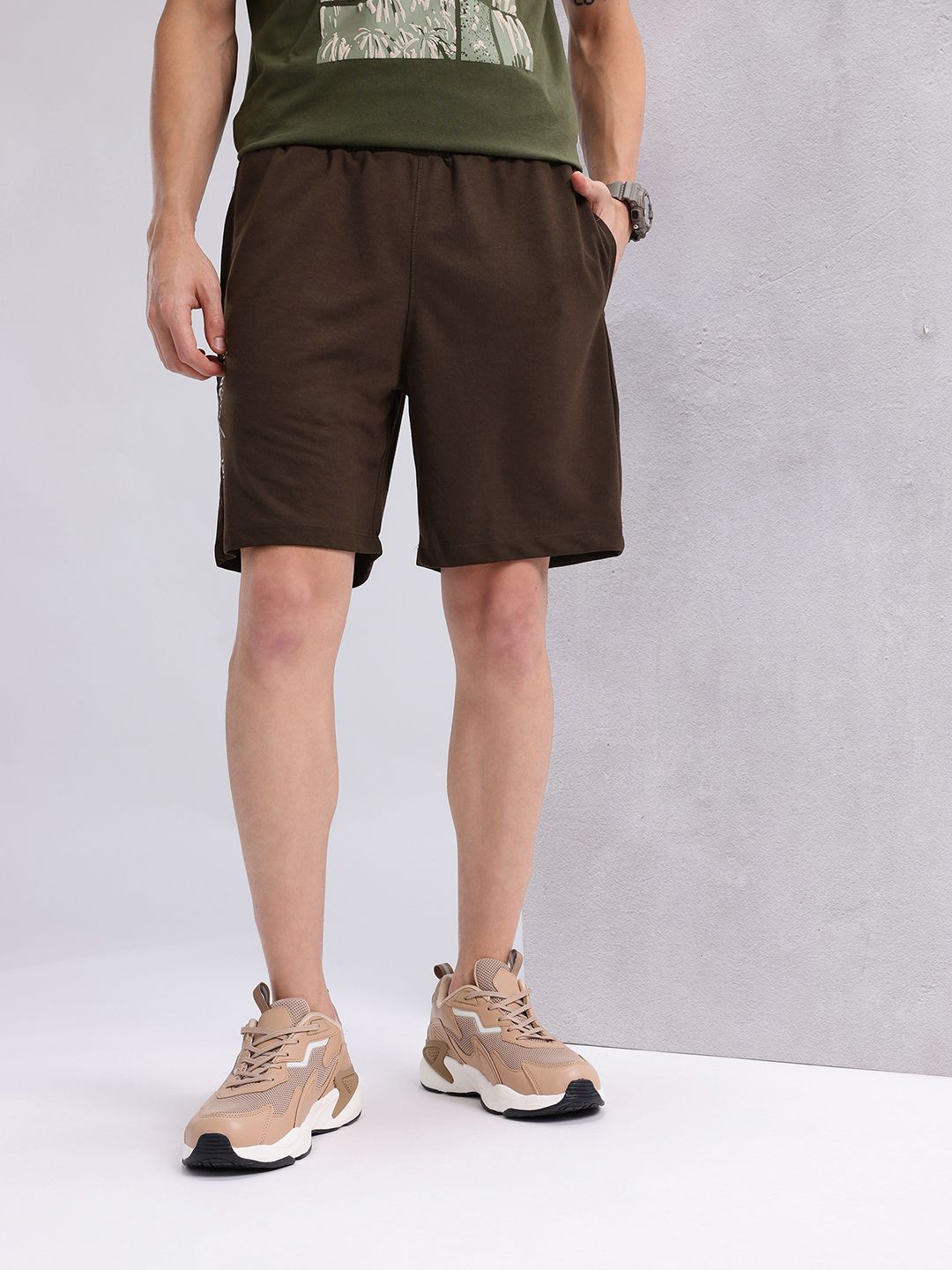 HRX by Hrithik Roshan Men Typography Printed Shorts